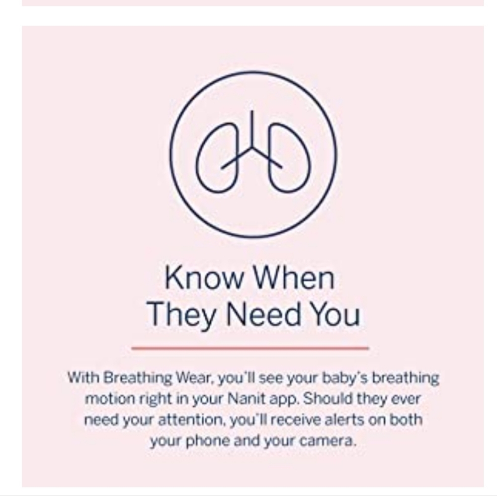 Nanit Breathing Wear Starter Pack – 100% Cotton Swaddle & Breathing Band - Picture 10 of 16